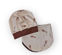 Mütze beanie schal Halssocke 48 49 50 51 beige Flugzeug Mecklenburg-Vorpommern - Zurow Vorschau