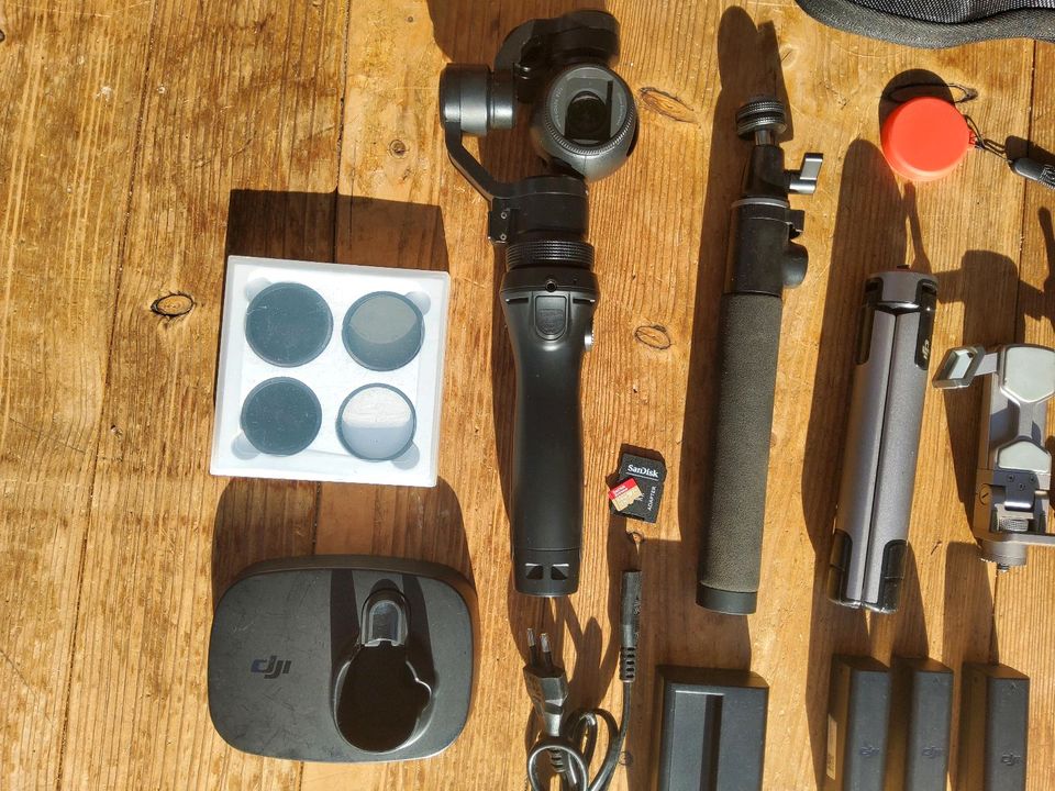 DJI Osmo Gimbel Set VIEL ZUBEHÖR in Erlangen