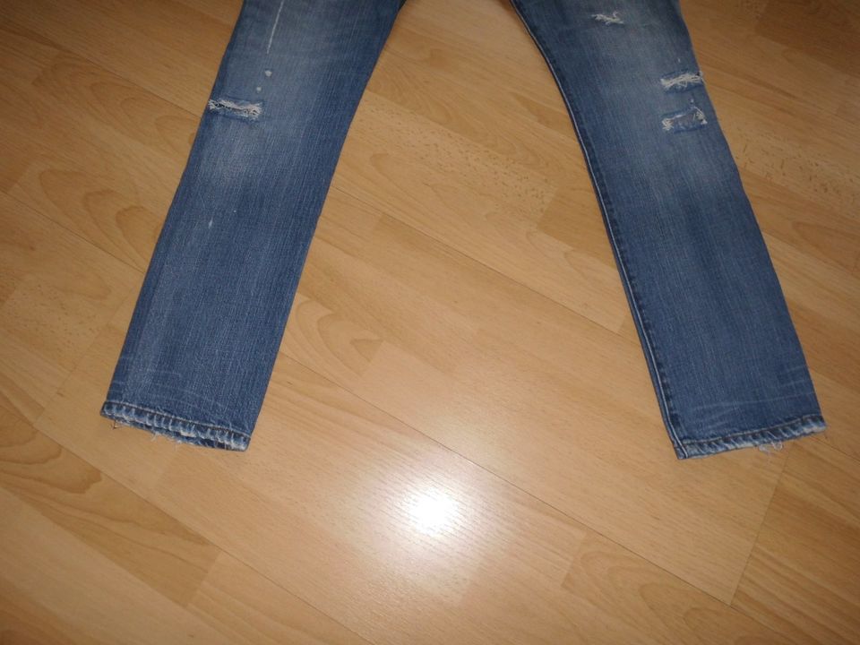 Levis 501 Strauss 1947 Jeans Destroyed Hose W30 / L 30 Levi & CO in Friedrichshafen