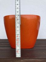 Blumentopf 15 cm Durchmesser, orange glänzend Nordrhein-Westfalen - Oelde Vorschau