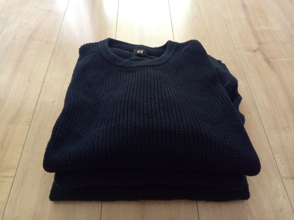 2 Pullover H&M + 1 Troyer Kiomi + 1 Pullunder Christian Berg 2XL in Krefeld