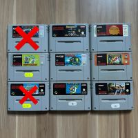 7 SNES Spiele plus Konsole ohne OVP Baden-Württemberg - Pforzheim Vorschau