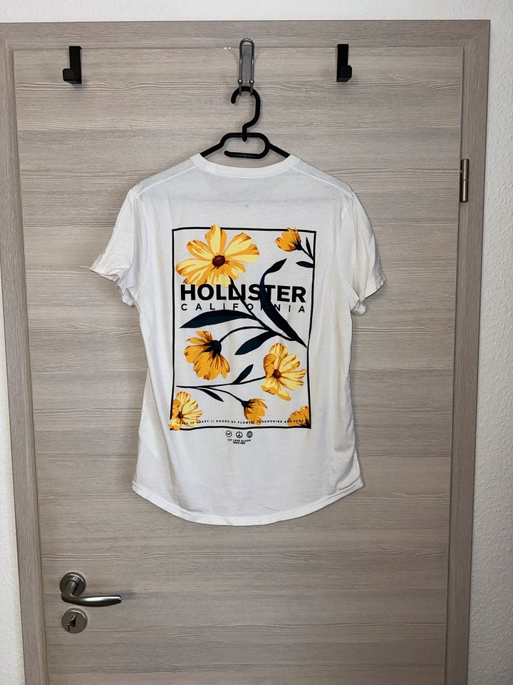 Hollister T-Shirt Tshirt S Weiß Gelb in Erfurt