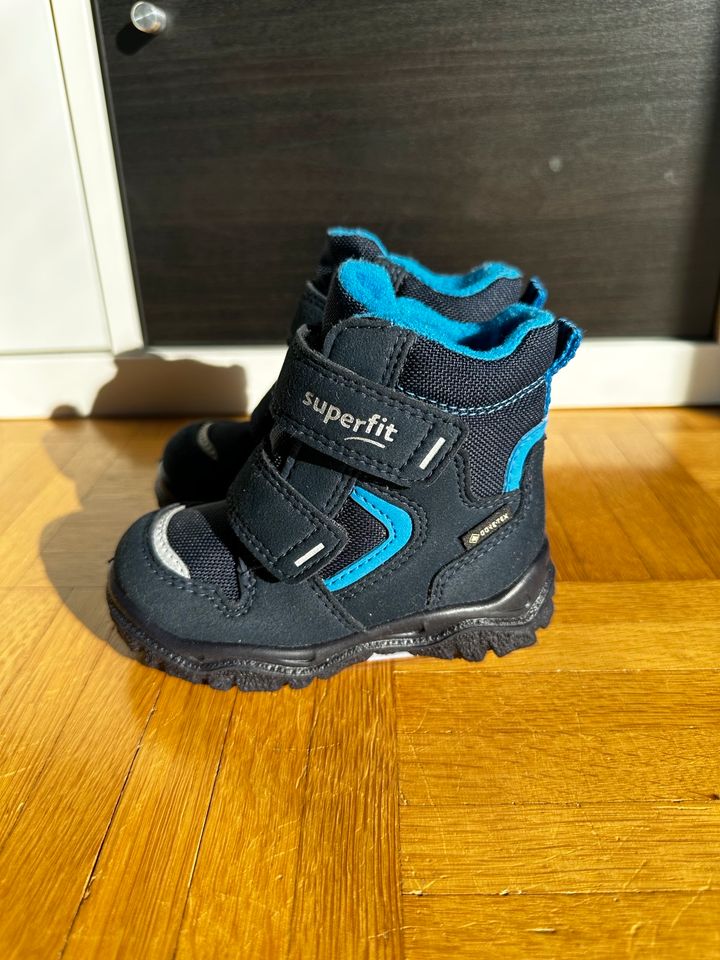 Blaue Superfit Stiefel Schneestiefel Winterschuhe in Pirmasens