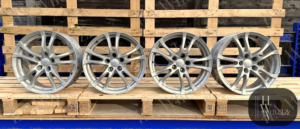 SUPER ZUSTAND ➡️ ANZIO 17 Zoll Alufelgen 5x112 ET42 Felgen ➡️ Mercedes E W211 W212 CLA A B W177 VW Caddy Tiguan Passat B5 B8 CC Audi A4 B6 B7 Q2 TT Q3 Seat Leon Ateca Exeo Skoda Kodiaq Superb Octavia in Bünde