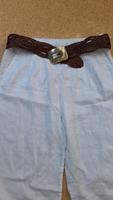 Wide Leg Leinenhose weiß Größe 48 Nordrhein-Westfalen - Rüthen Vorschau