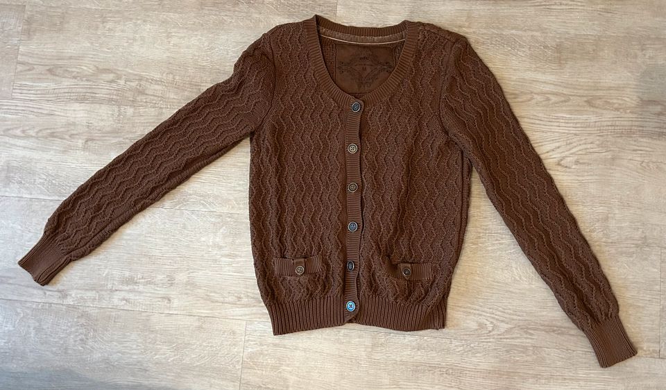 Esprit Größe 36 S braun Strickjacke EDC Cardigan Jacke in Syke