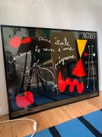 Großes Miro Poster Plakat Kunstdruck im Rahmen hinter Glas Leipzig - Plagwitz Vorschau