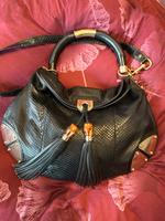 Gucci Indy Python Vintage Leder Tasche Hessen - Maintal Vorschau