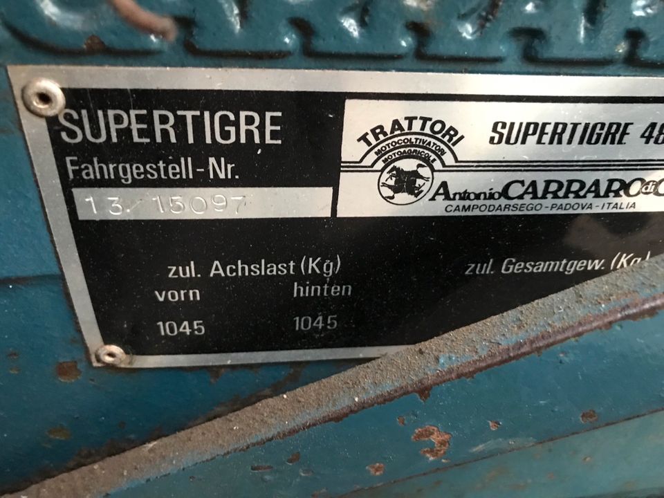 Antonio Carraro Supertigre 4800 in Weischütz