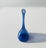 Lauscha Blauglas Vase mundgeblasen DDR 70er Baden-Württemberg - Gärtringen Vorschau