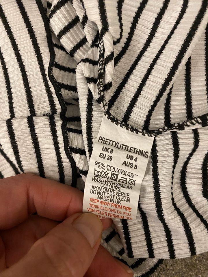 Prettylittlething Langarmshirt Gr. 36 gestreift Preis: 2,50 € in Bergen auf Rügen