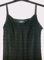 Fanny  schwarzes Maxikleid, mit feinen Strickmotive, Gr. S Hannover - Misburg-Anderten Vorschau