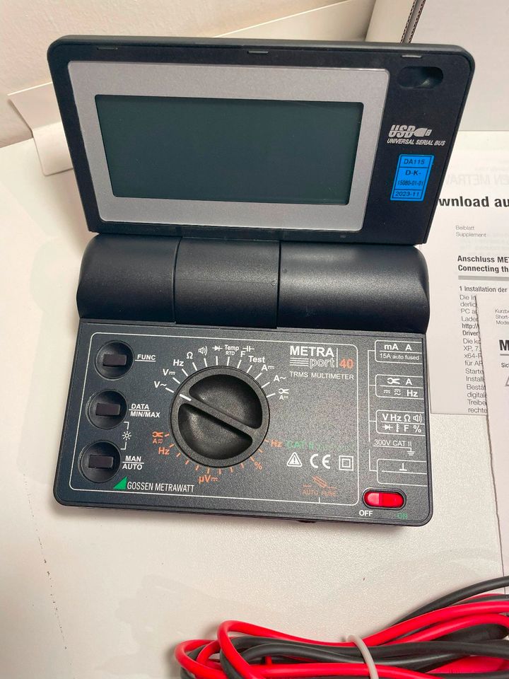 Gossen Metrawatt M234D Klappmultimeter METRAPORT 40S IP40 in Staufenberg