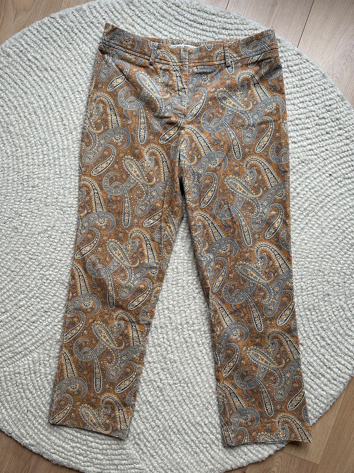 Tommy Hilfiger Paisley Cord Hose Damen Gr. 10 42 in Hamburg