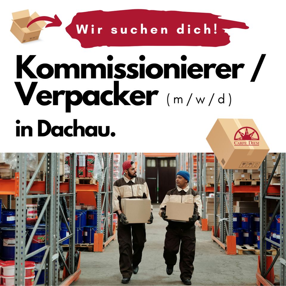 ⭐ Kommissionierer / Verpacker (m/w/d) in Dachau gesucht! ⭐ in Dachau