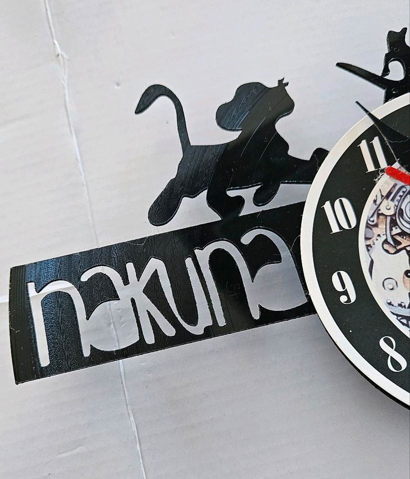 Wanduhr Disney König der Löwen Vynil in Gerzen