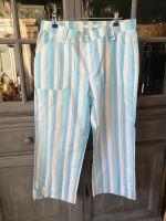 Hose von MAC, Gr 40, 25, sommerlich 3/4 Hose, blau weiß Gestreift Bochum - Bochum-Nord Vorschau