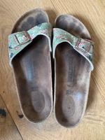 Birkenstock Madrid Blumenmuster Brandenburg - Woltersdorf Vorschau