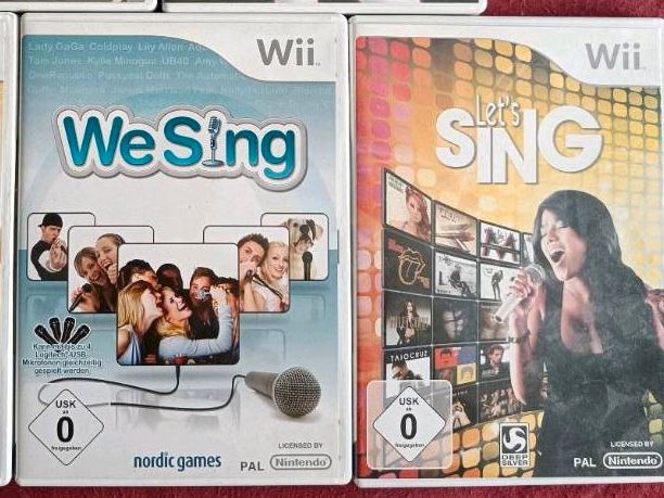 Nintendo Wii Motion Spiele We sing Lets sing in Jena