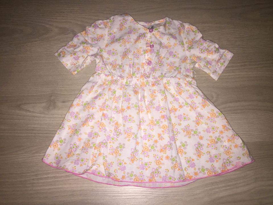 Sommerkleid für Baby-Mädchen - Blumen - Noppies - Größe 74 in Wolpertswende