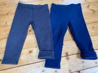 2 Stk gefütterte kuschelige Leggings grau blau Gr.92 Nordrhein-Westfalen - Titz Vorschau