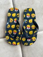 Tommy Hilfiger Flip Flops Emoji blau gelb Gr. 36 Nordrhein-Westfalen - Lohmar Vorschau