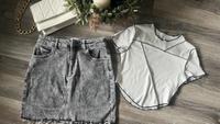 Zara Jeans Rock & Tshirt Too Oberteil Gr S 36 neuw Niedersachsen - Wunstorf Vorschau