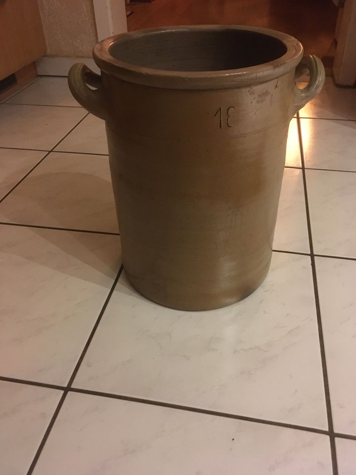 Sauerkrauttopf 18 Liter 38 cm hoch Tontopf Ton in Dortmund