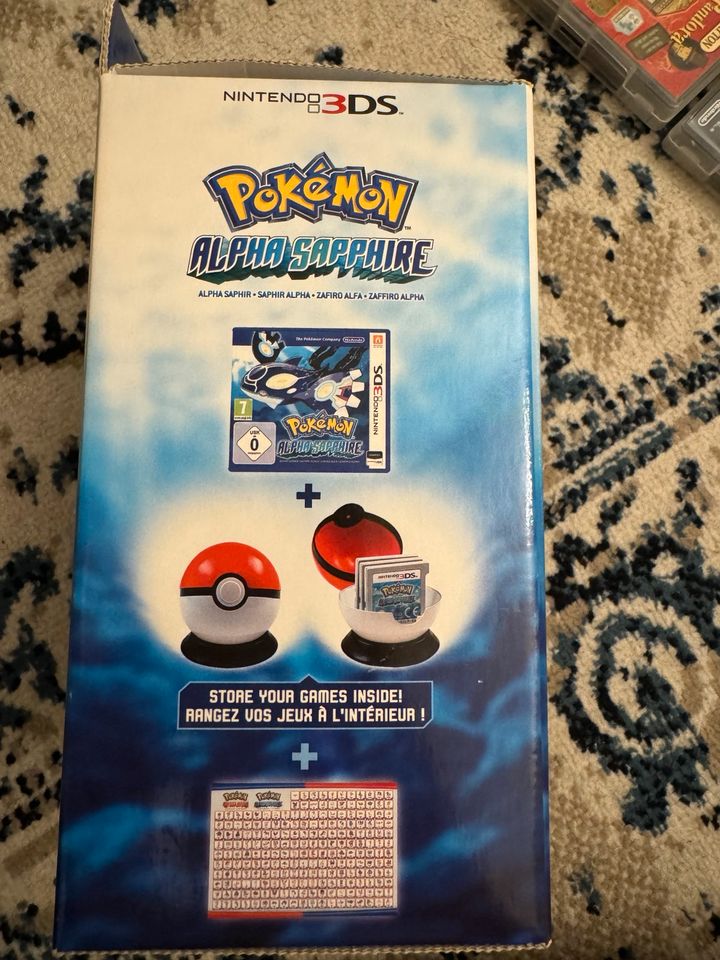 Pokémon Alpha Saphir Nintendo 3ds Spiel Starter Box Limited in Essen