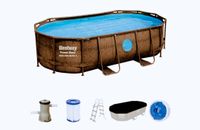 NEU Bestway 56714 Power Steel Pool Oval Set Rattan 427x250x100 Sachsen - Laußnitz Vorschau