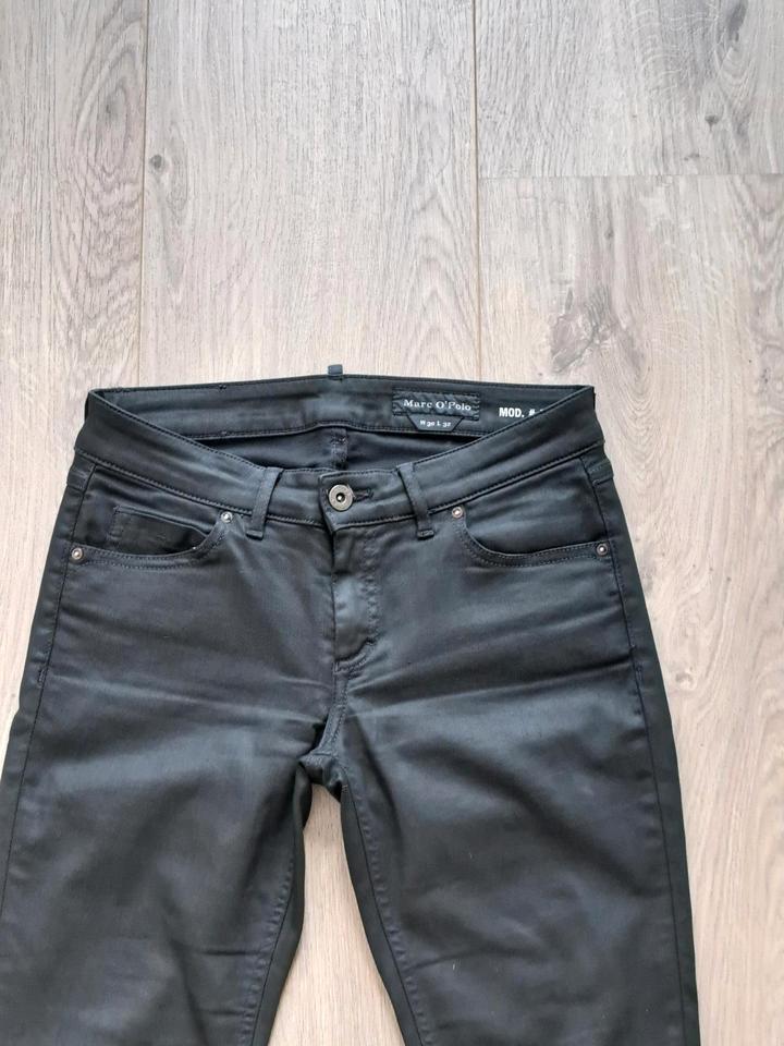 MOP Skara Slim Jeans Lederoptik coated beschichtet W30 L32 in Pegau