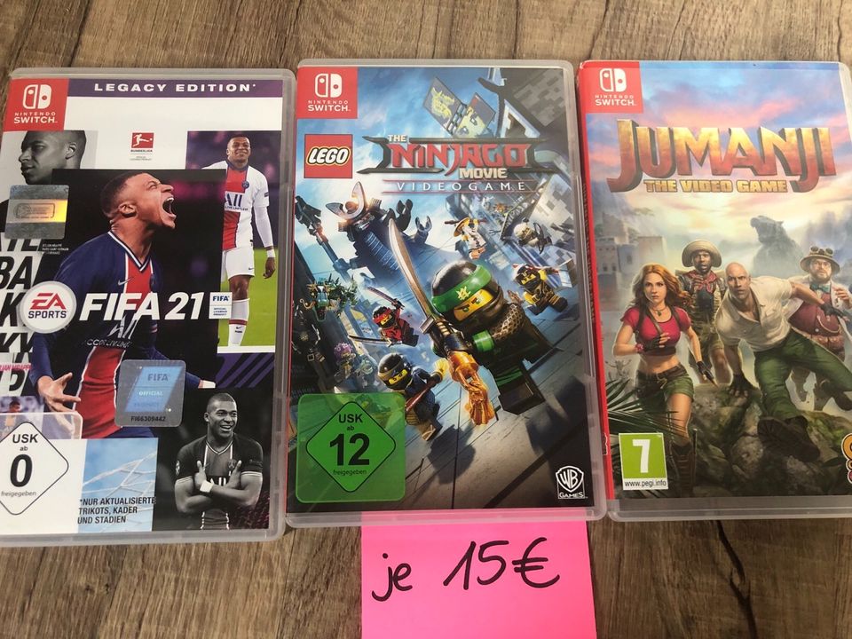 Div. Nintendo Switch Spiele - Mario Zelda FIFA Potter Lego in Hude (Oldenburg)