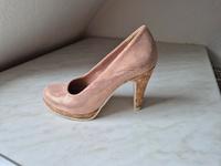Pumps in Rosé, Marco Tozzi, Kork-Absatz, Metallic Elemente Baden-Württemberg - Karlsruhe Vorschau