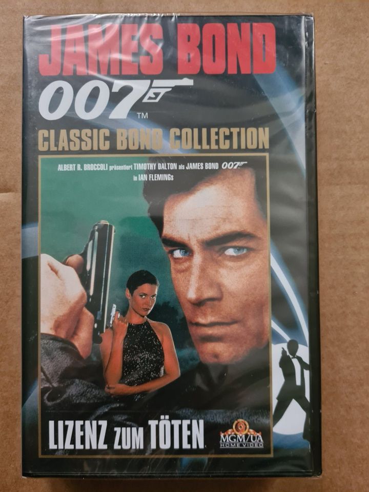 James Bond 007 - Lizenz zum Töten [VHS] NEU! Noch eingeschweißt in Gifhorn