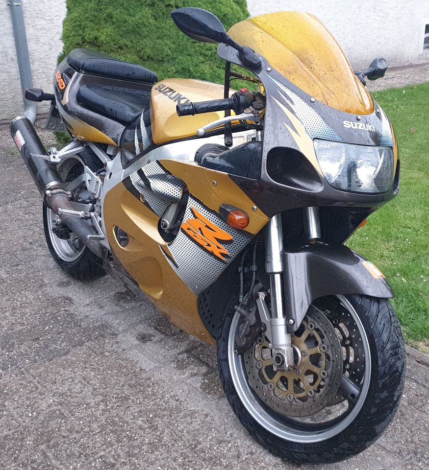 Suzuki GSX-R 750 SRAD 1996 Gold, sehr selten in Dinslaken