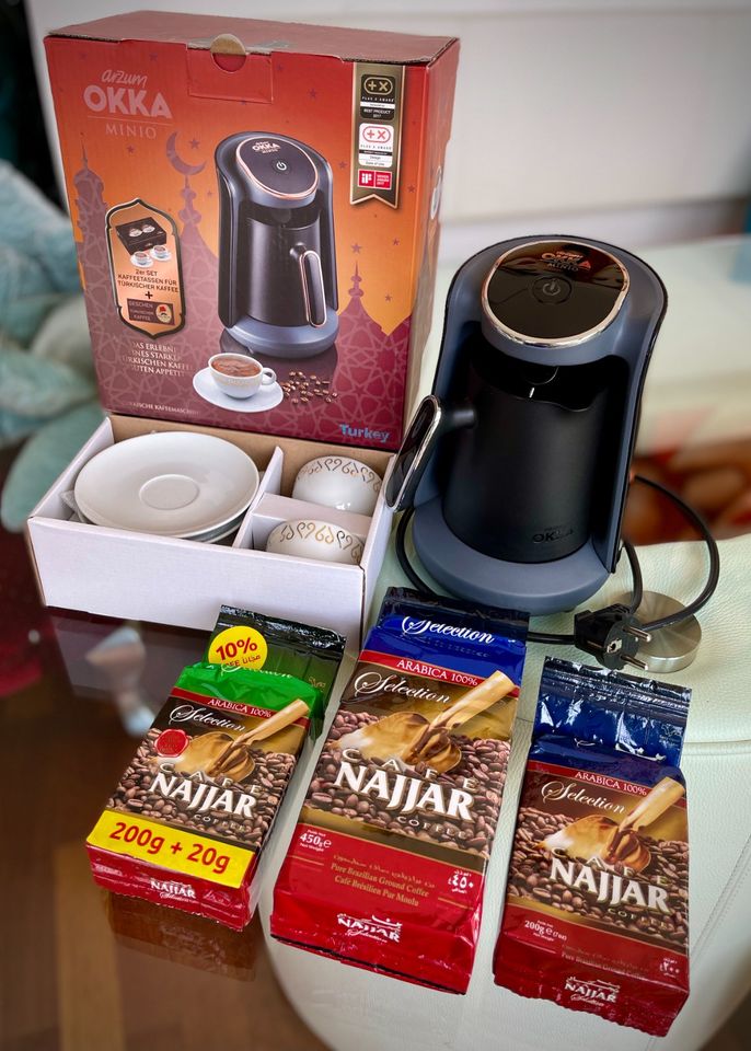 Arzum OKKA Minio Kaffeemaschine Mokka Maschine NEUWERTIG + Tassen in Memmingen
