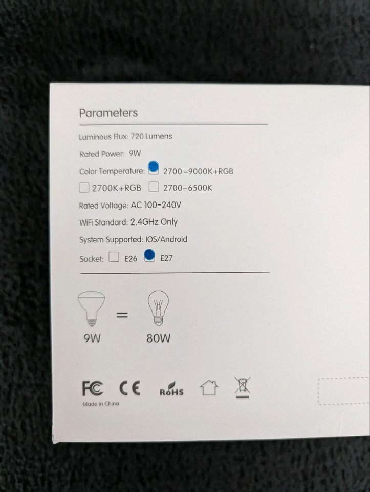 LED smart bulb, 2er Pack, neu und OVP in Saarbrücken