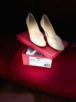 Ferragamo Pumps 8cm creme Elfenbeinfarben Altona - Hamburg Othmarschen Vorschau