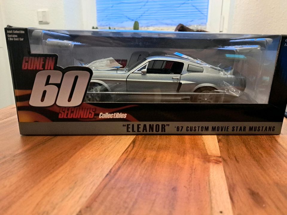 Greenlight Eleanor Ford Mustang 1:18 60 Sekunden in Rees