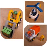 Playmobil 1.2.3 Müllauto 6744, Hubschrauber 9383, Radlader 6775 Aachen - Aachen-Brand Vorschau