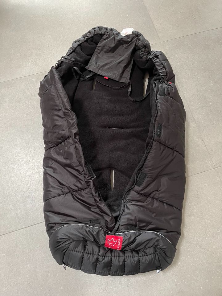 Kaiser Fußsack Naturfell Iglu Thermo Fleece in Calden