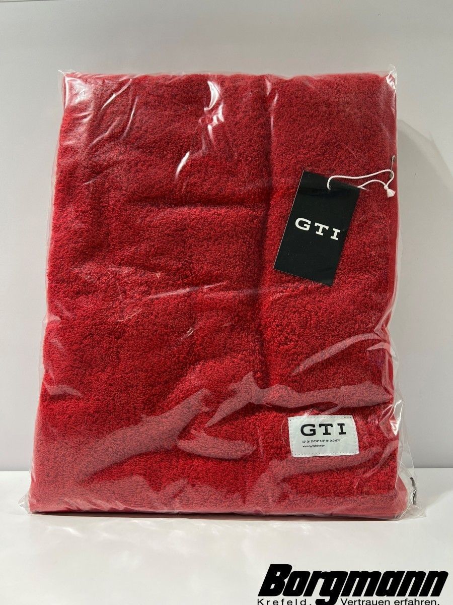 VW GTI Handtuch Rot Neu *Borgmann*