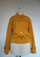 kürzere Canda Blouson/Bomber Jacke in senfgelb mit Reißverschluss Hessen - Großenlüder Vorschau