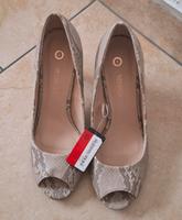 Pumps/ High Heels mit Schlangenmuster 37 C&A Yessica Damen München - Allach-Untermenzing Vorschau