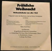 Kugelfischer Kinderchor Schweinfurt ‎Fröhliche Weihnacht 7" Vinyl Bayern - Harsdorf Vorschau