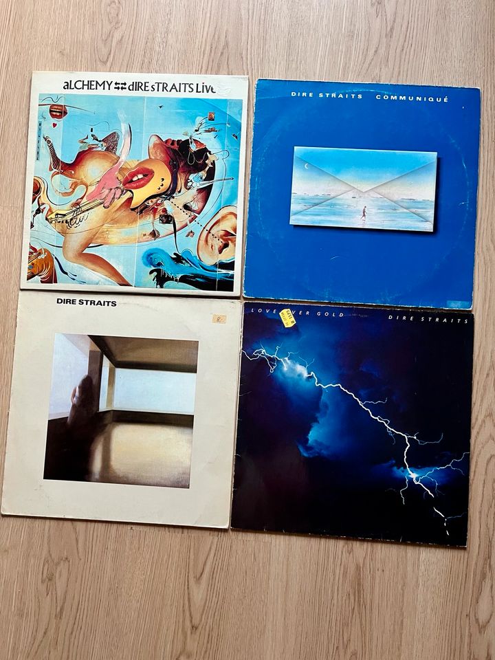 Dire Straits Vinyl Set - Alchemy, Communiqué, Love over gold in Stuttgart