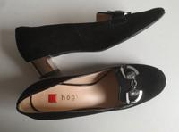 Damen Schuhe Pumps HÖGL Gr 38 UK 5 schwarz Velour Leder Duisburg - Friemersheim Vorschau