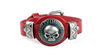 Armband aus Rindleder Skull 3D Harley Davidson Rot Duisburg - Duisburg-Süd Vorschau