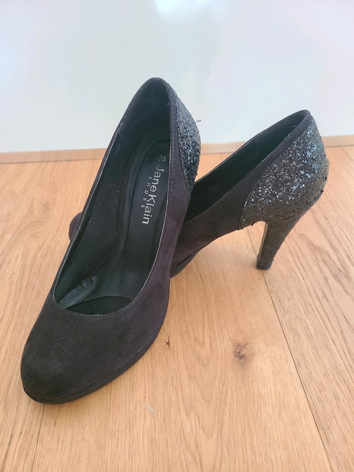 High Heels Pumps Plateaupumps mit Glitzerferse in Darmstadt